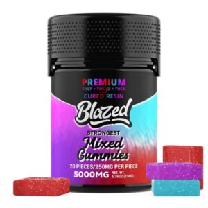 Binoid Blazed Gummies 5000mg - THCA + Delta 9P - Mixed