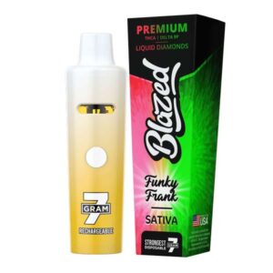 Binoid Blazed Rechargeable Disposables 7000mg THCA + Delta 9B - Funky Frank (Sativa)
