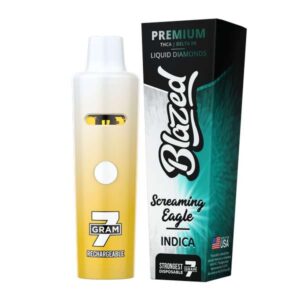 Binoid Blazed Rechargeable Disposables 7000mg THCA + Delta 9B - Screaming Eagle (Indica)