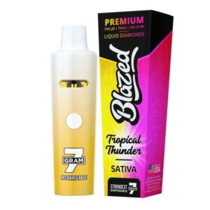 Binoid Blazed Rechargeable Disposables 7000mg THCA + Delta 9B - Tropical Thunder (Sativa)