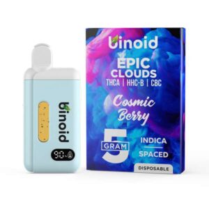 Binoid Epic Clouds Series Disposables 5000mg - Cosmic Berry (Indica)