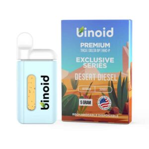 Binoid Exclusive Series THCA Disposable Vapes 5000mg - Desert Diesel (Hybrid)