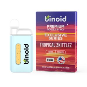 Binoid Exclusive Series THCA Disposable Vapes 5000mg - Tropical Zkittlez (Indica)