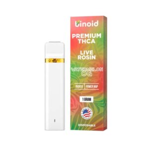 Binoid THC-A Live Rosin Disposable Vapes 1 Gram - Watermelon OG (Indica)