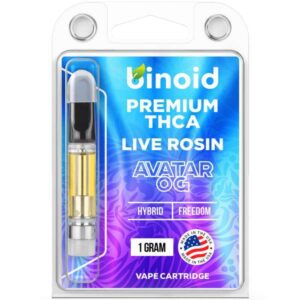Binoid THC-A Vape Live Rosin Carts 1 Gram - Avatar OG (Hybrid)
