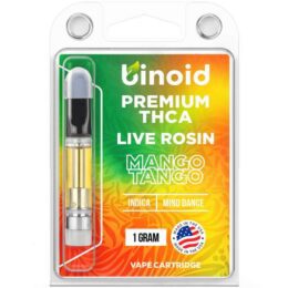 Binoid THC-A Vape Live Rosin Carts 1 Gram
