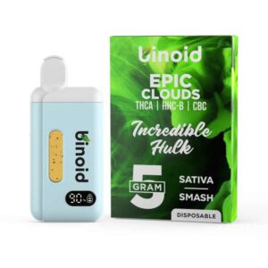 Binoid Epic Clouds Series Disposables 5000mg - Incredible Hulk (Sativa)