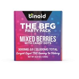 Binoid THE BFG W/ CANDY DOTS Delta 9 THC Gummy 20,000mg - Mixed Berries