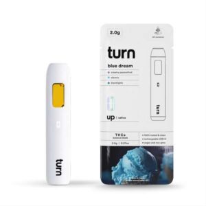 Turn Hemp THCA Rechargeable Vape Pen 2g - blue dream