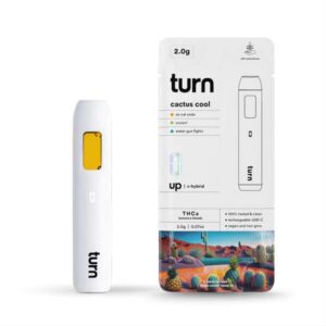 Turn Hemp THCA Rechargeable Vape Pen 2g - cactus cool