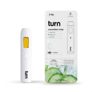 Turn Hemp THCA Rechargeable Vape Pen 2g - cucumber crisp