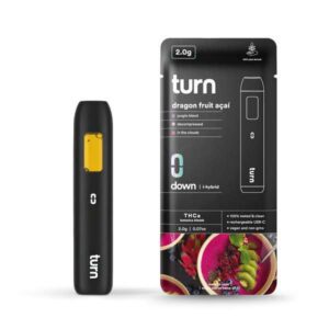 Turn Hemp THCA Rechargeable Vape Pen 2g - dragon fruit açaí