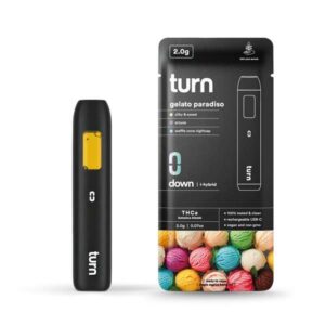 Turn Hemp THCA Rechargeable Vape Pen 2g - gelato paradiso
