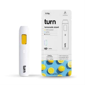 Turn Hemp THCA Rechargeable Vape Pen 2g - lemonade stand