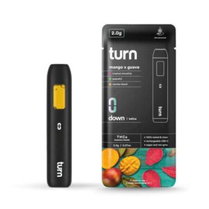 Turn Hemp THCA Rechargeable Vape Pen 2g - mango x guava