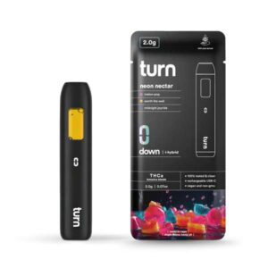 Turn Hemp THCA Rechargeable Vape Pen 2g - neon nectar