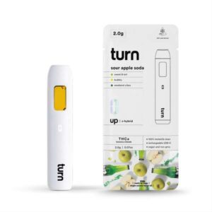 Turn Hemp THCA Rechargeable Vape Pen 2g - sour apple