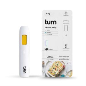 Turn Hemp THCA Rechargeable Vape Pen 2g - unicorn party