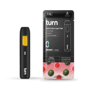 Turn Hemp THCA Rechargeable Vape Pen 2g - watermelon sugar high