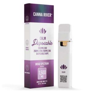 Canna River⁺ CBD Calm Disposable Vape 2g - Broad Spectrum