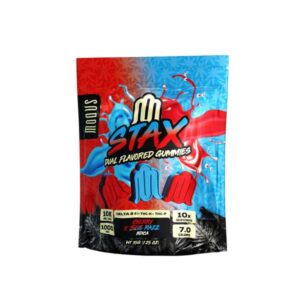 Modus Stax Gummies - Dual Flavored 10,000mg - Cherry X Blue Razz (Indica)