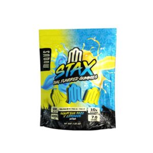Modus Stax Gummies - Dual Flavored 10,000mg - Sour Blue Razz X Lemonade (Sativa)