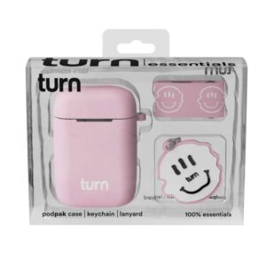 Turn Hemp 100% Essentials Kit - Smiley Podpak Silicone Case - Lavender
