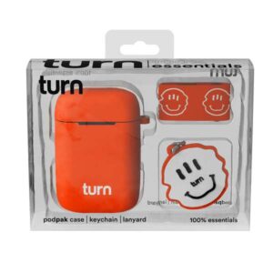 Turn Hemp 100% Essentials Kit - Smiley Podpak Silicone Case - Red
