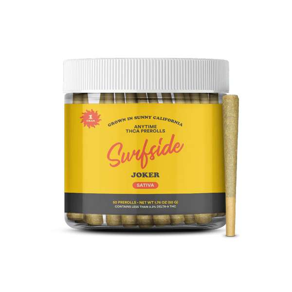 Surfside Anytime THCA Pre-Rolls – 50 Count - Joker