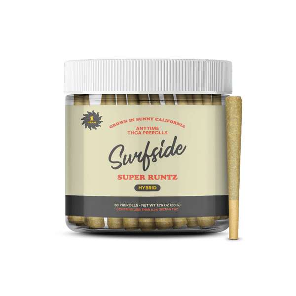 Surfside Anytime THCA Pre-Rolls – 50 Count - Super Runtz